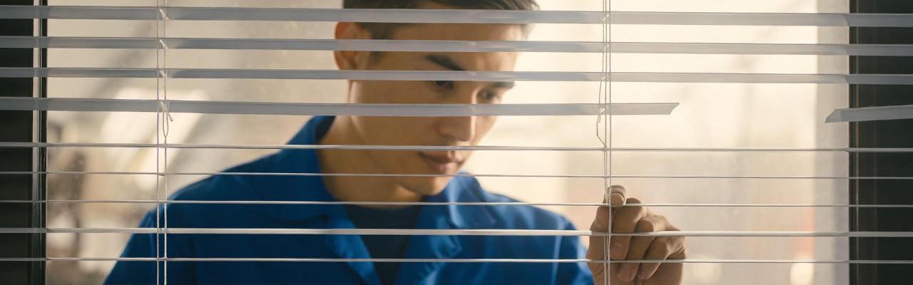 Reparación y sustitución de manivelas en una persiana en Aravaca